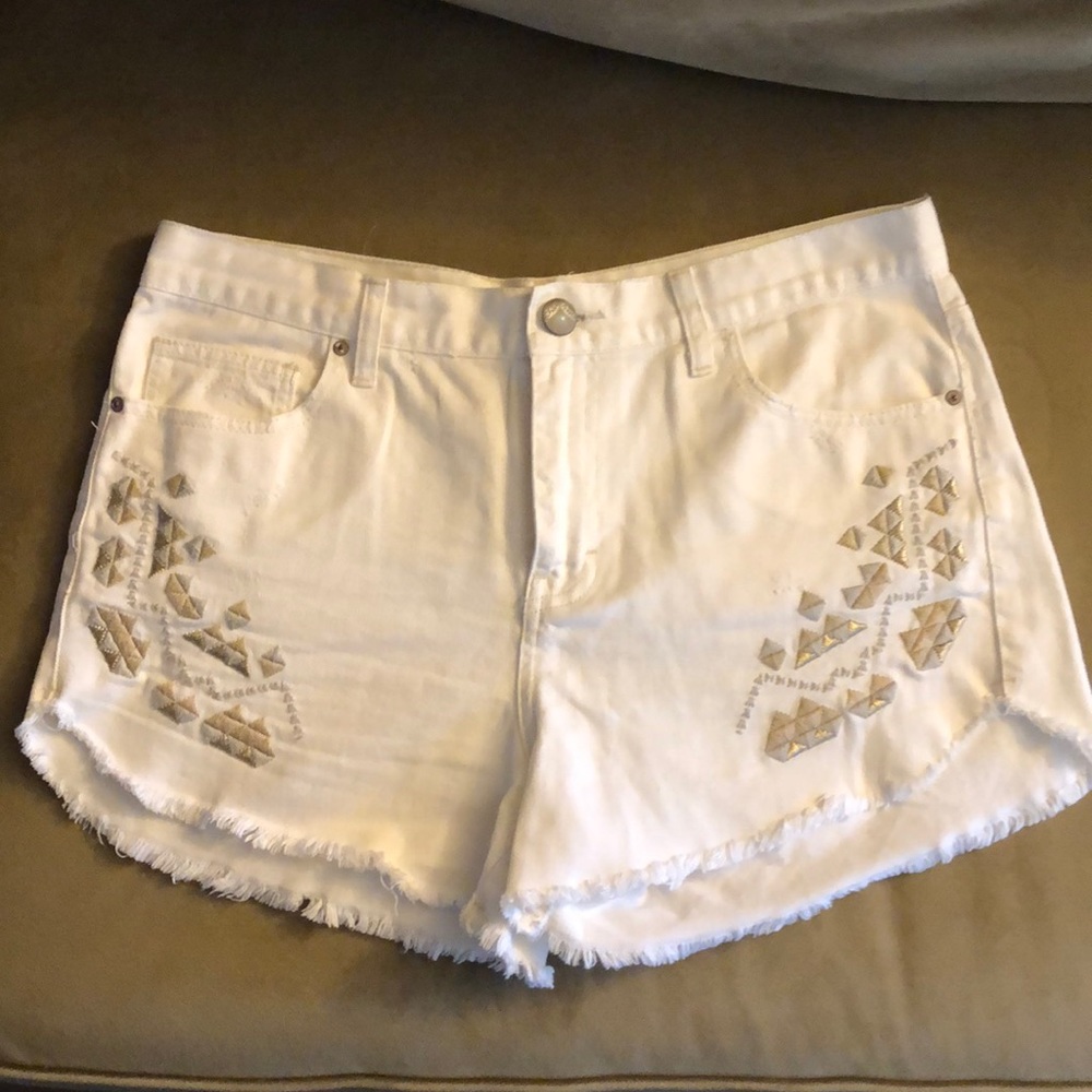 Free People jean shorts